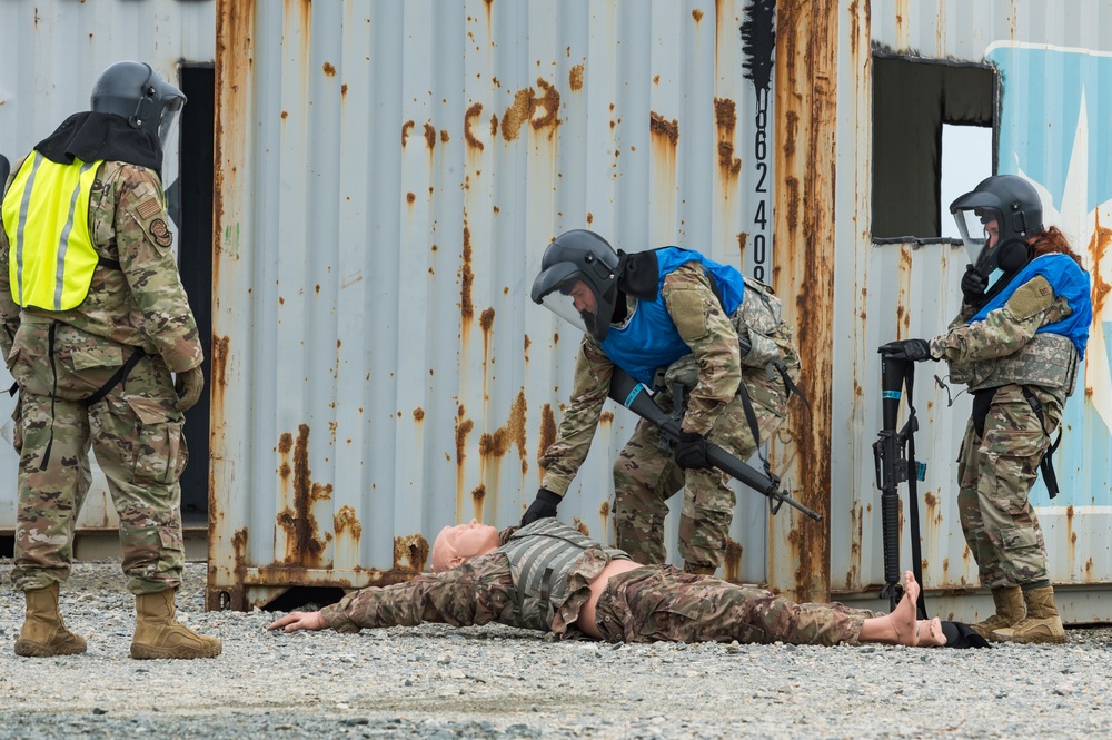 436th AW senior leaders hone combat skills at TALN