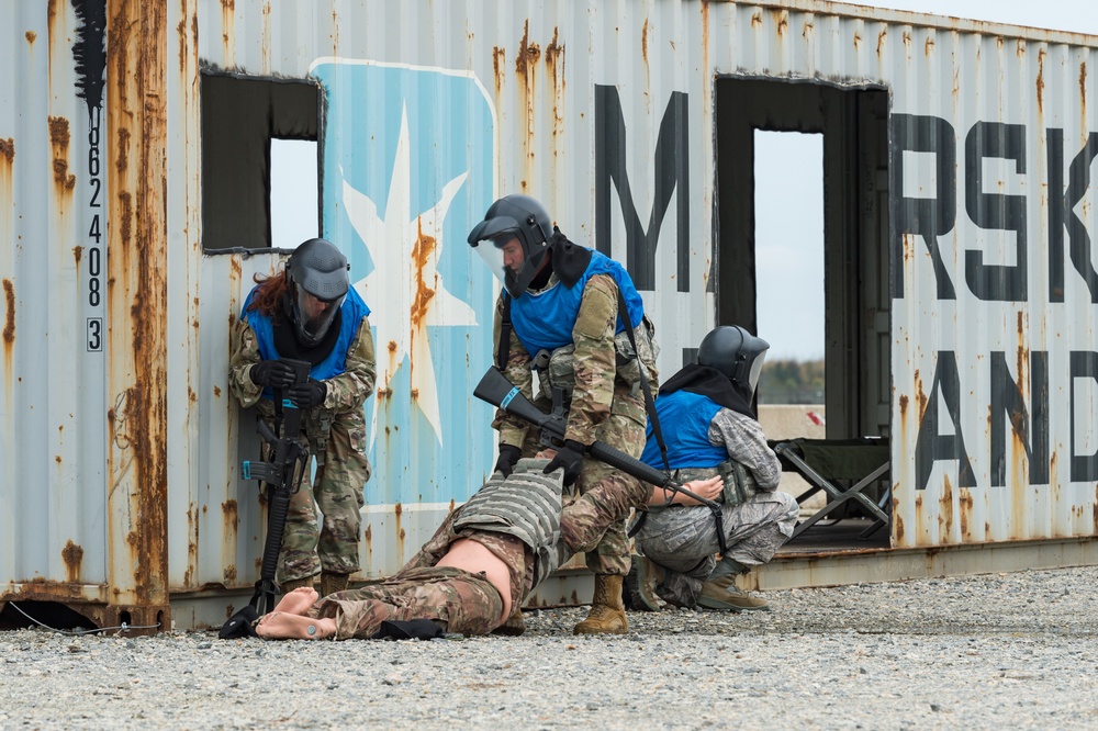 436th AW senior leaders hone combat skills at TALN