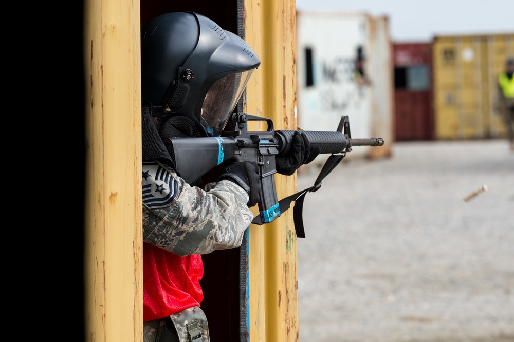 436th AW senior leaders hone combat skills at TALN