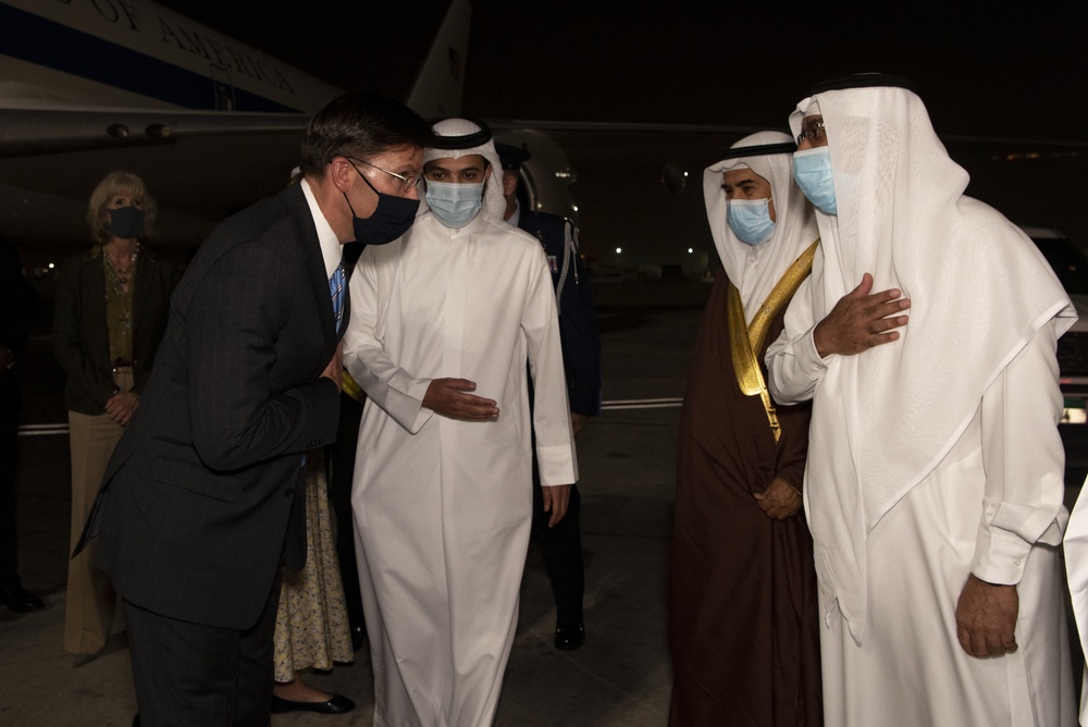 Secretary Esper Arrives in Bahrain
