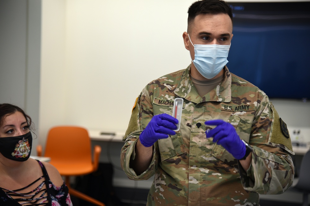 AZNG conducts COVID-19 point-of-care testing system training
