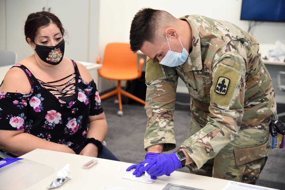 AZNG conducts COVID-19 point-of-care testing system training