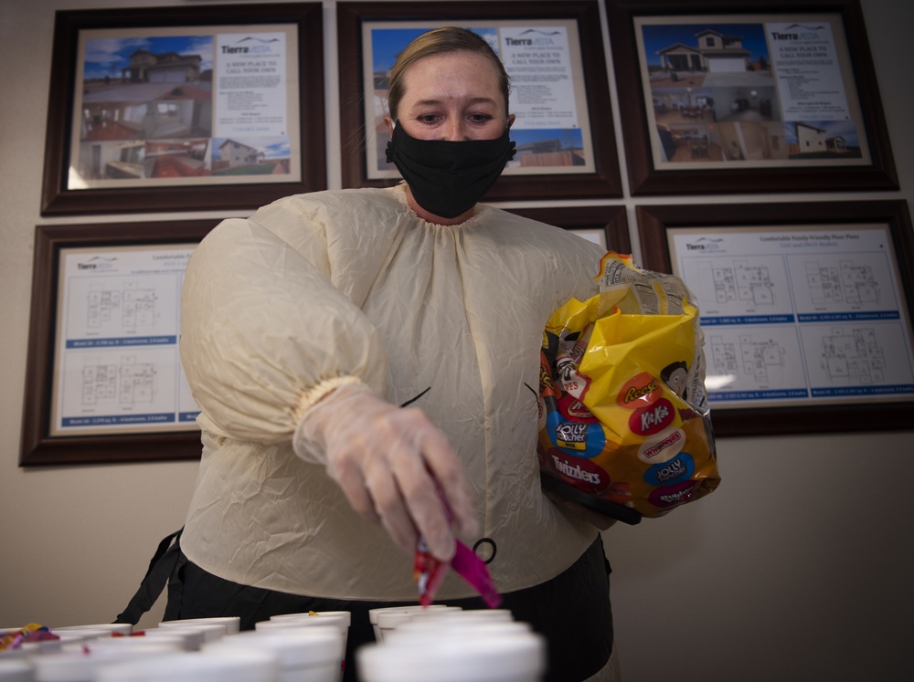 Trick or treat: Schriever Chapel surprises Airmen