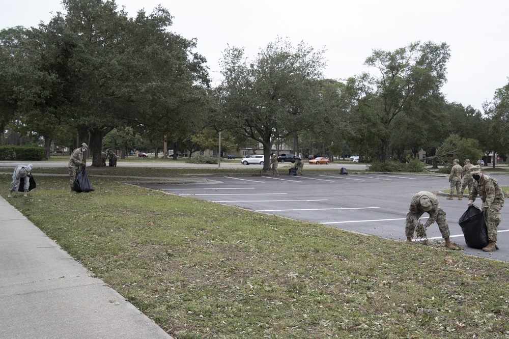 Keesler cleans up after Hurricane Zeta
