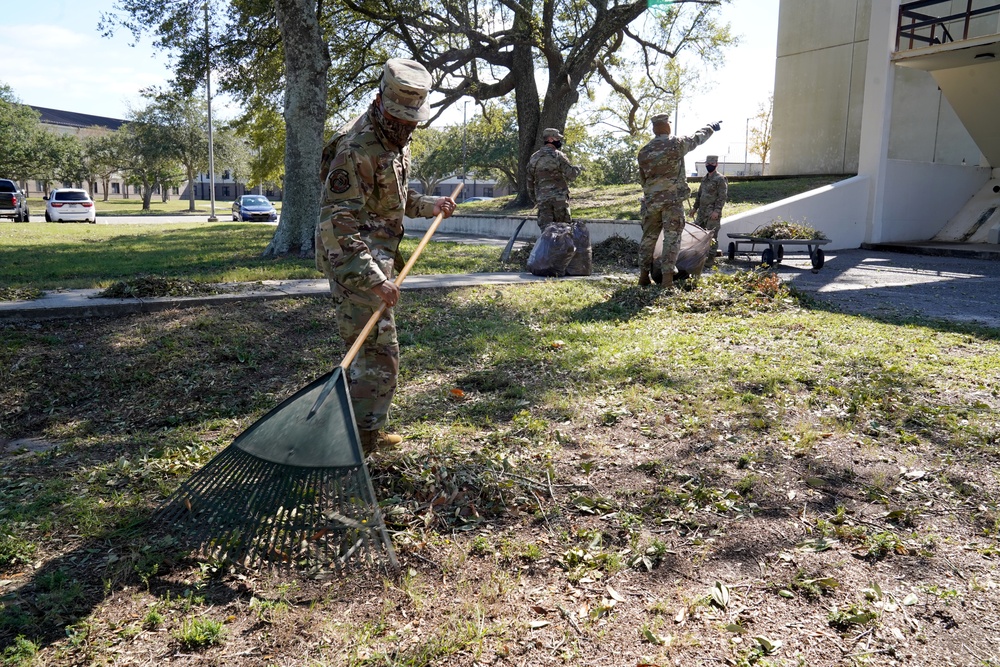 Keesler cleans up after Hurricane Zeta