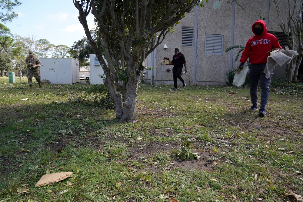 Keesler cleans up after Hurricane Zeta