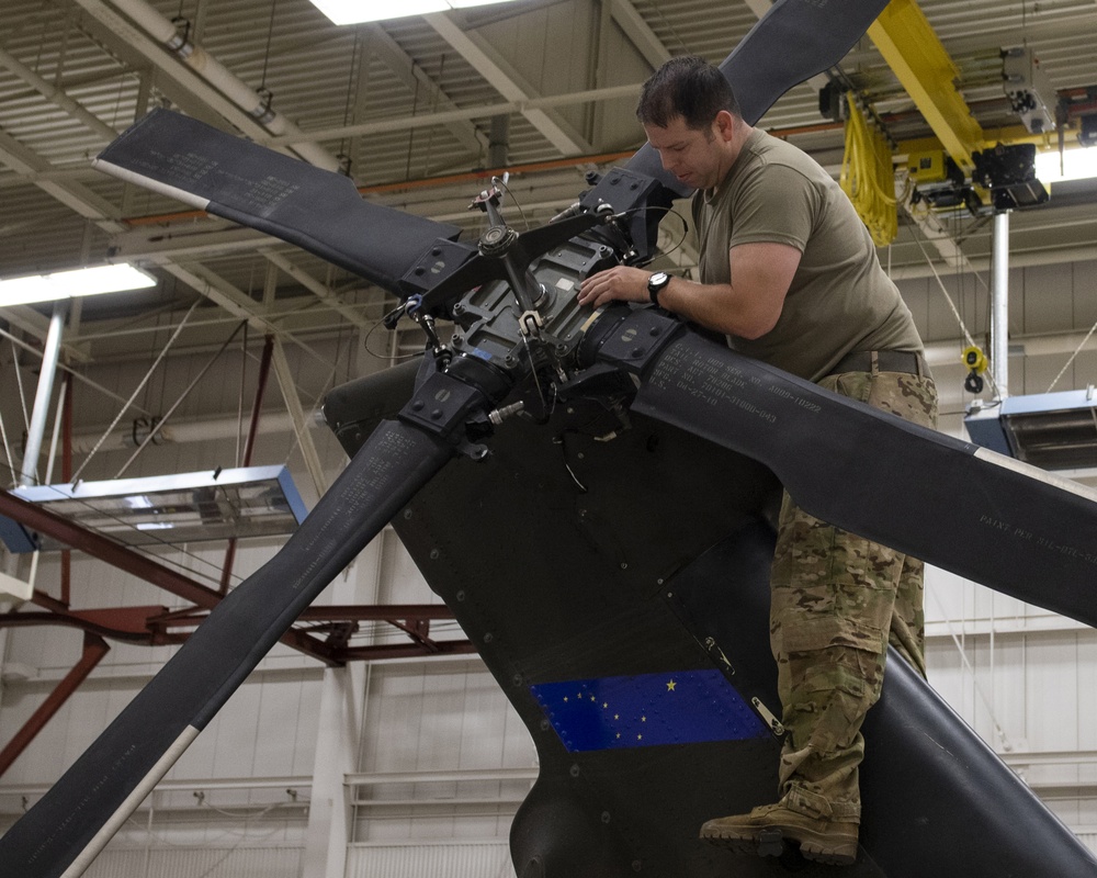 1/168th GSAB fire for aerial door gunnery