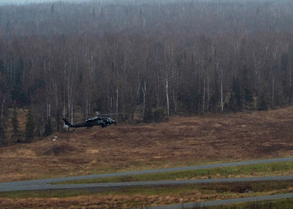 1/168th GSAB fire for aerial door gunnery