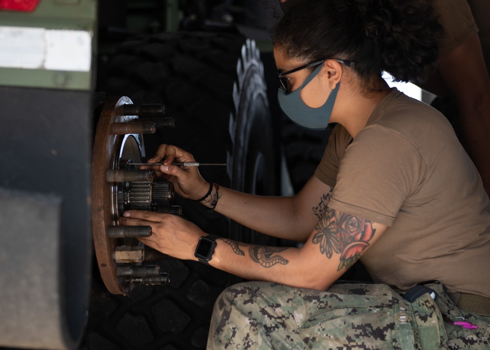 Seabees Perform Corrective Maintenance