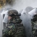 Moldovan soldiers conduct crowd riot control training