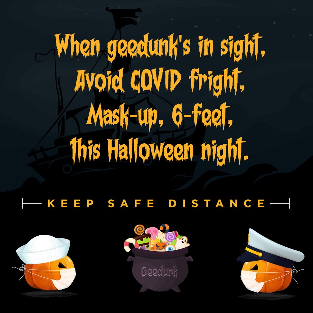 Halloween COVID-19 Facebook Graphic