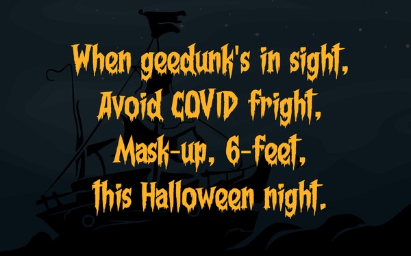 Halloween COVID-19 Facebook Graphic