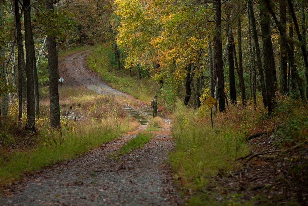 Marines conduct land nav training during MEFEX 21.1