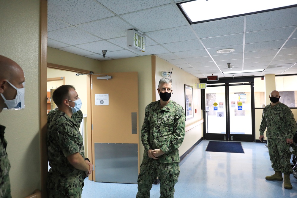 Naval Medical Forces Pacific Commander Visit San Diego Medical and Dental Clinics