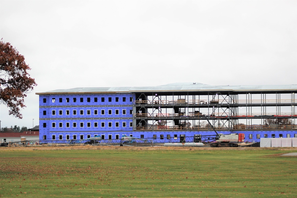 New barracks construction continues at Fort McCoy