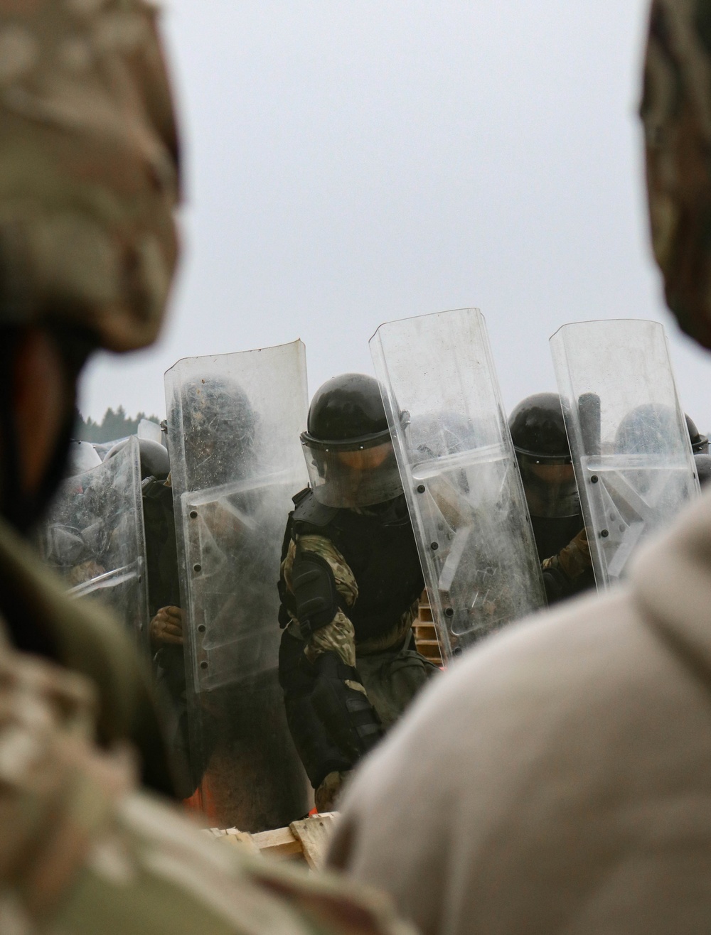 Iowa Soldiers respond to realistic riot scenario at JMRC