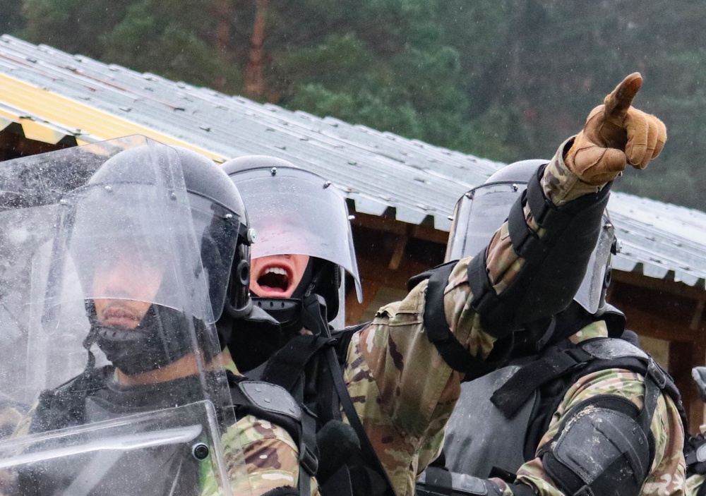 Iowa Soldier responds to realistic riot scenario at JMRC