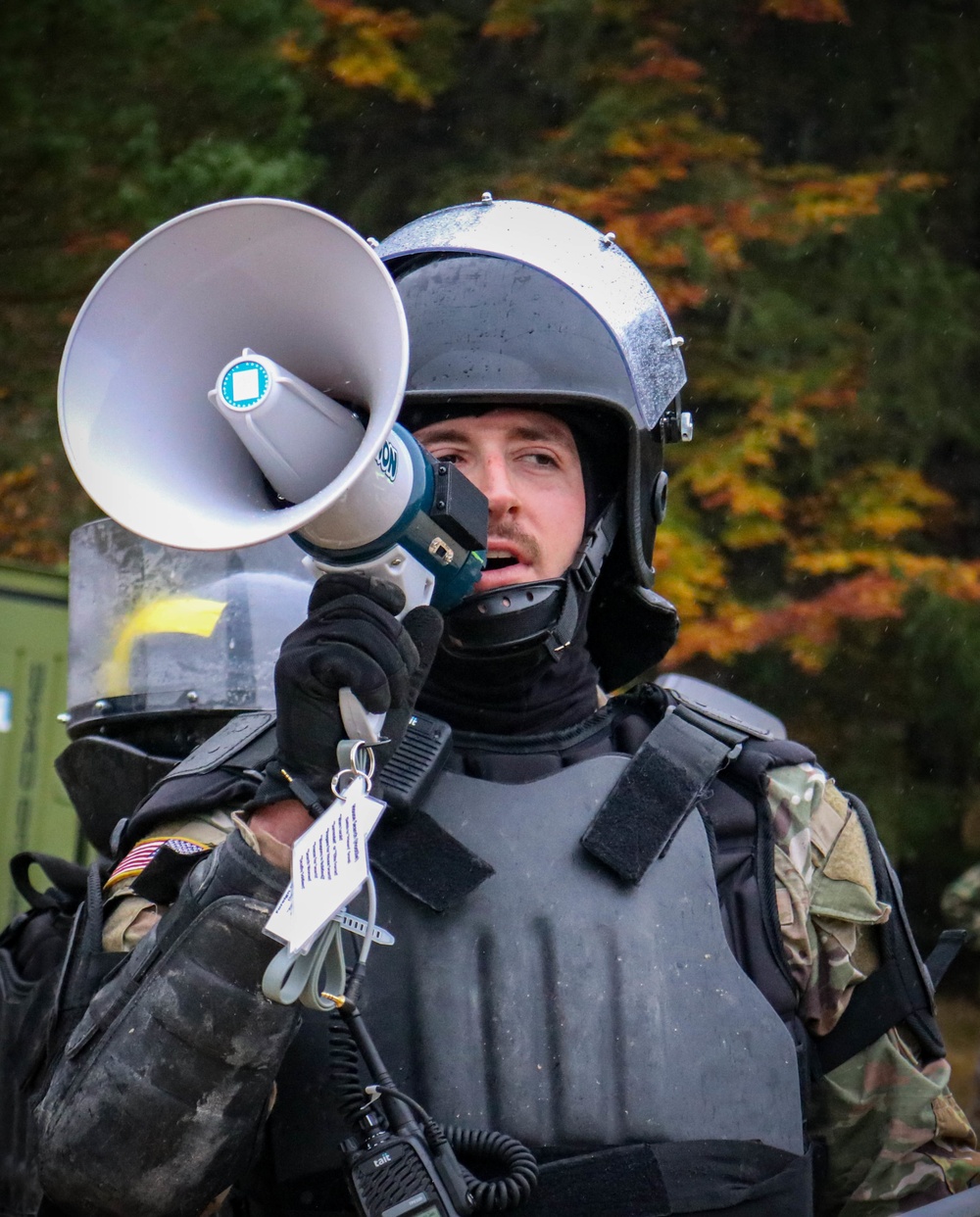 Iowa Soldier responds to realistic riot scenario at JMRC