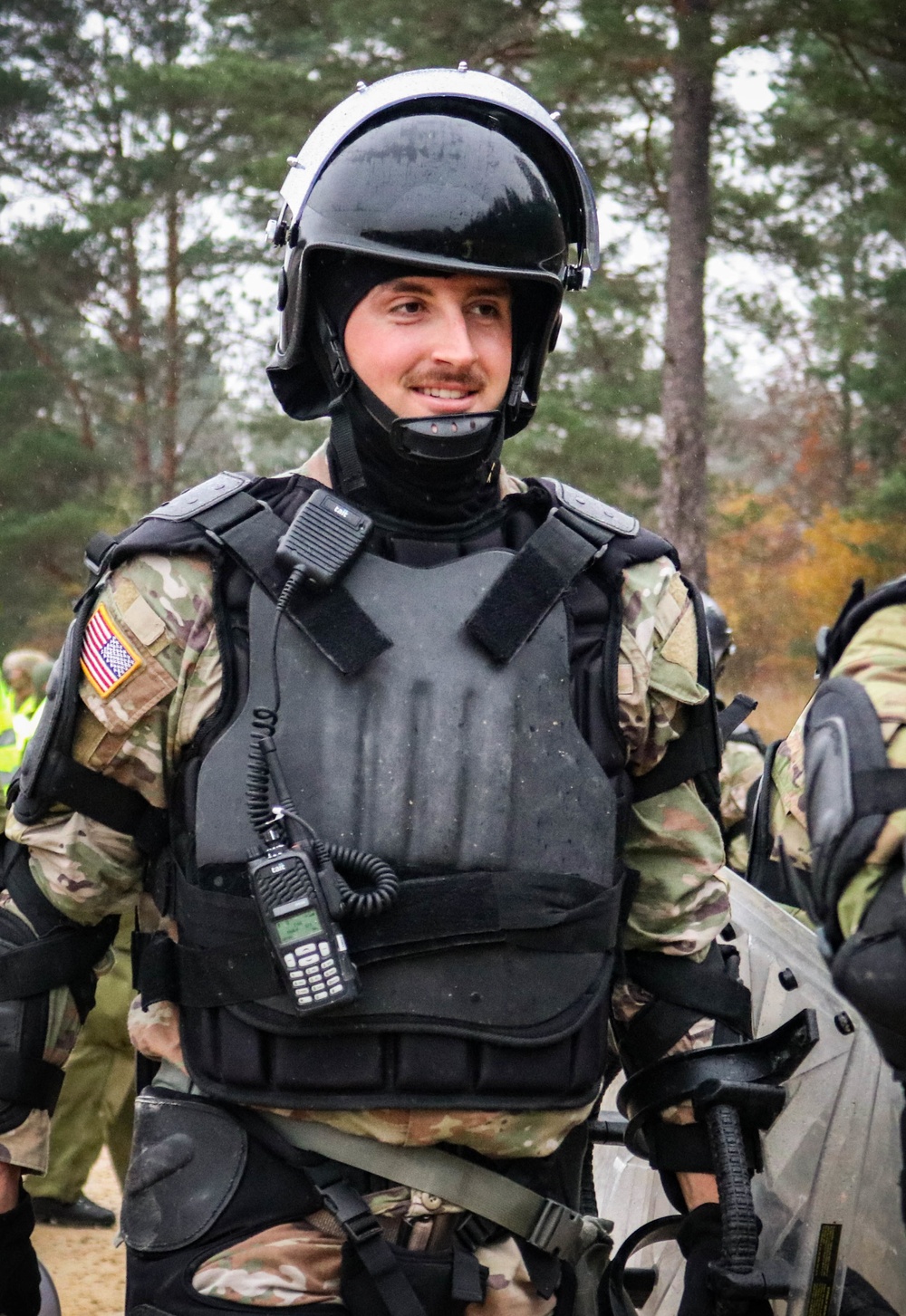 Iowa Soldier responds to realistic riot scenario at JMRC