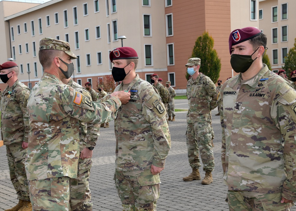 Expert Infantryman Badge (EIB) and Expert Soldier Badge (ESB) awards ceremony