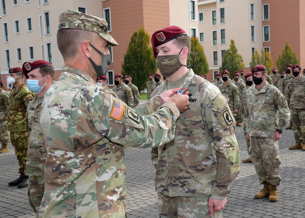 Expert Infantryman Badge (EIB) and Expert Soldier Badge (ESB) awards ceremony