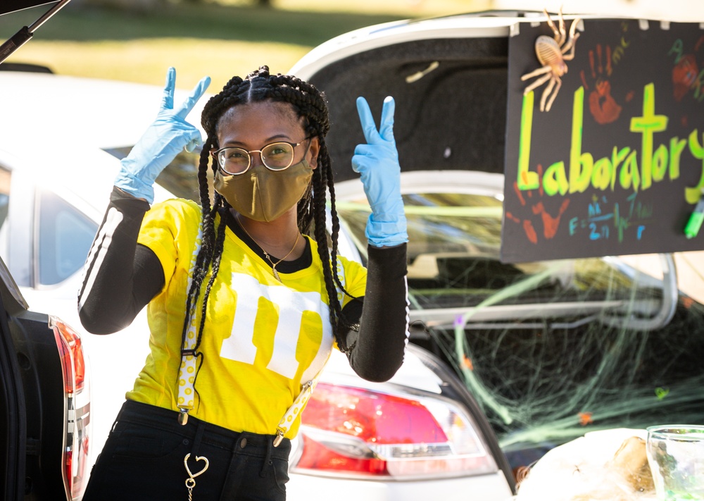 Barksdale safely enjoys Trunk or Treat