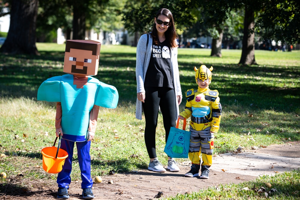 Barksdale safely enjoys Trunk or Treat