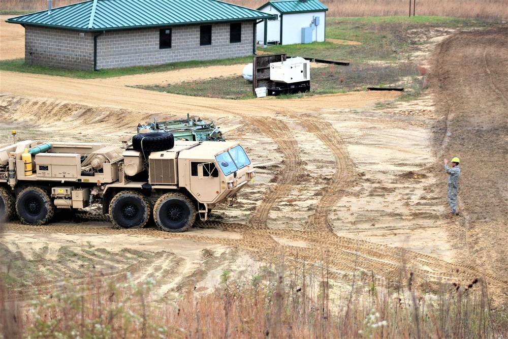 Soldiers hold field training for the Regional Training Site-Maintenance Wheeled-Vehicle Recovery Operations Course at Fort McCoy