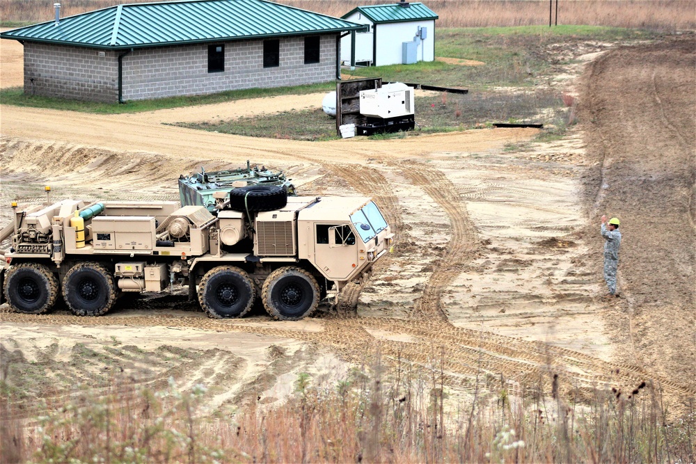 Soldiers hold field training for the Regional Training Site-Maintenance Wheeled-Vehicle Recovery Operations Course at Fort McCoy