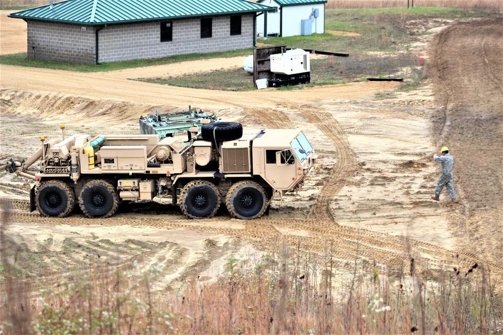 Soldiers hold field training for the Regional Training Site-Maintenance Wheeled-Vehicle Recovery Operations Course at Fort McCoy