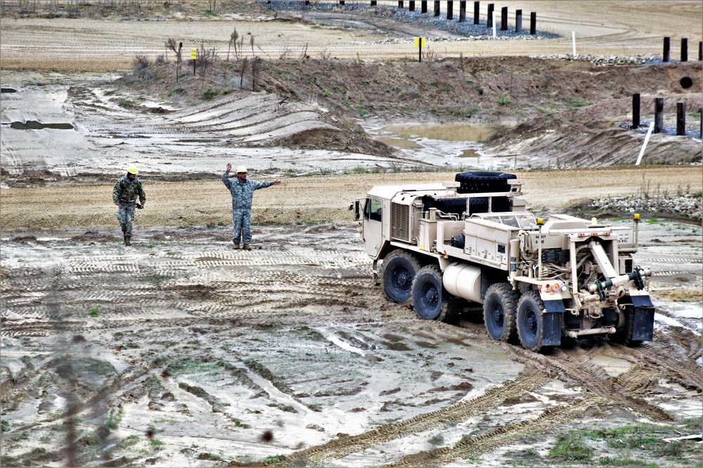 Soldiers hold field training for the Regional Training Site-Maintenance Wheeled-Vehicle Recovery Operations Course at Fort McCoy