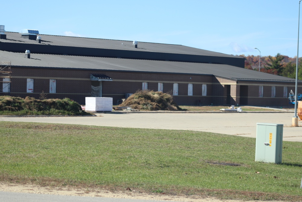 October 2020 operations of renovations for office building at Fort McCoy