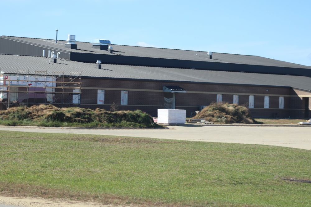 October 2020 operations of renovations for office building at Fort McCoy