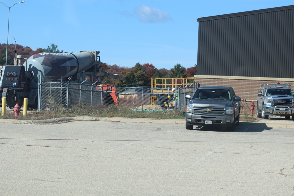 October 2020 operations of renovations for office building at Fort McCoy