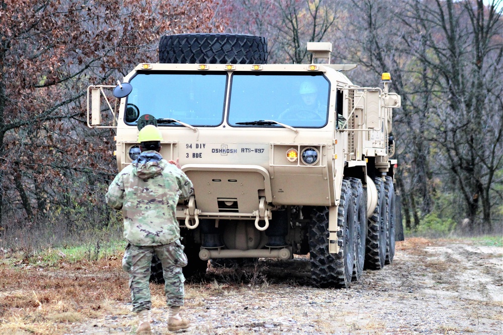 Soldiers hold field training for the Regional Training Site-Maintenance Wheeled-Vehicle Recovery Operations Course at Fort McCoy