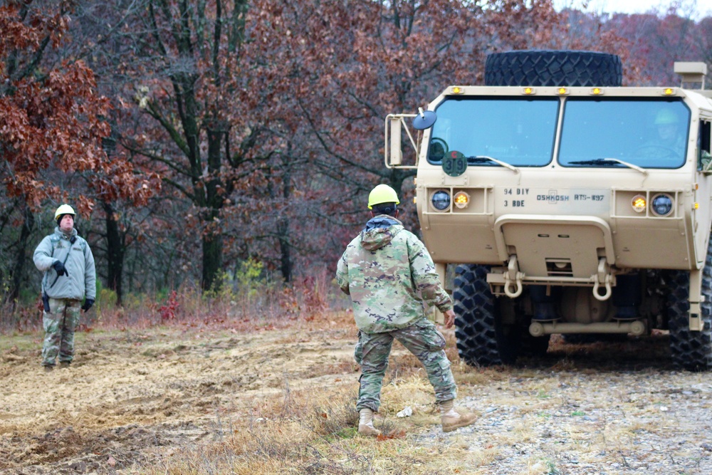 Soldiers hold field training for the Regional Training Site-Maintenance Wheeled-Vehicle Recovery Operations Course at Fort McCoy