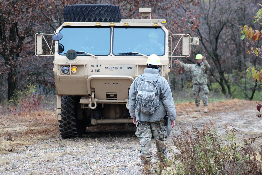 Soldiers hold field training for the Regional Training Site-Maintenance Wheeled-Vehicle Recovery Operations Course at Fort McCoy