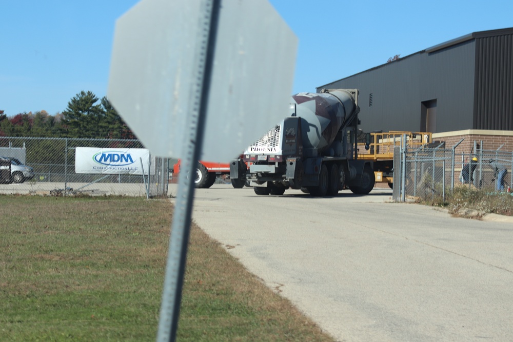 October 2020 operations of renovations for office building at Fort McCoy