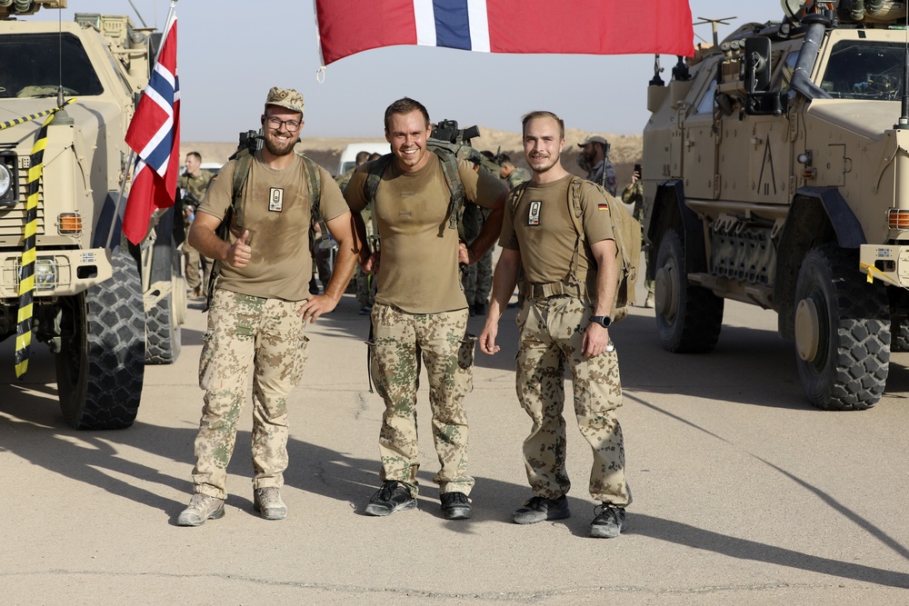 Task Force Vikings soldiers host Norwegian Foot March