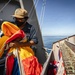 Flag-hoisting Drills with HMAS Ballarat