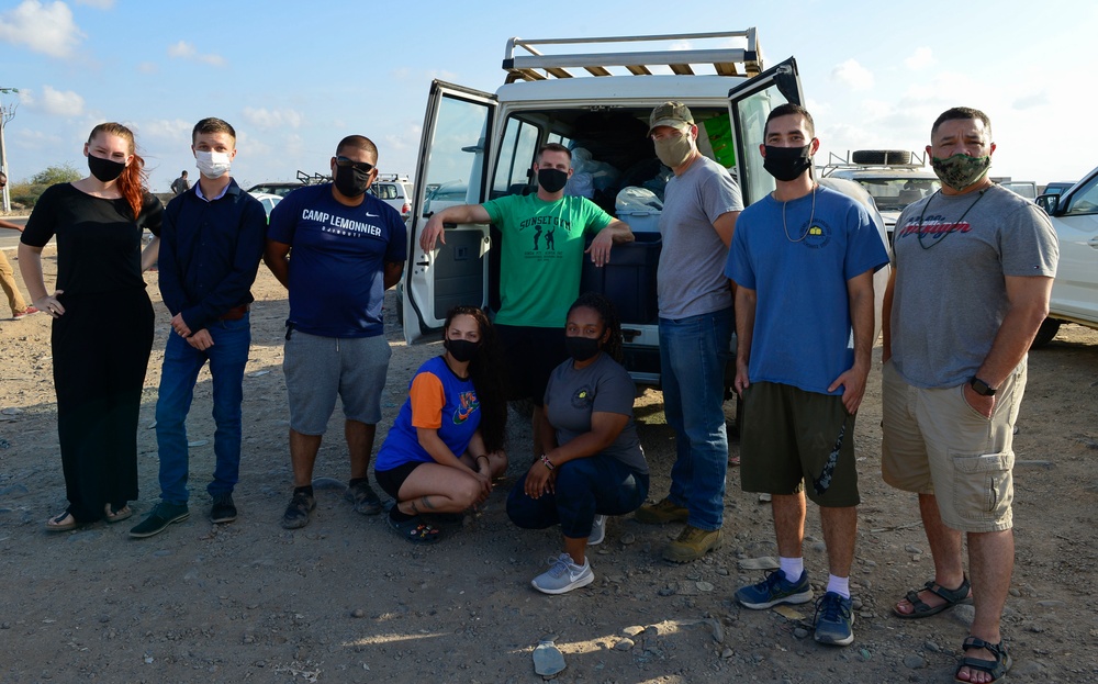 Camp Lemonnier Service Members Volunteer to Support Local Community
