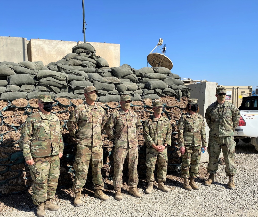 Brig. Gen. Dianne Del Rosso Reviews Sustainment Operations in Erbil, Iraq