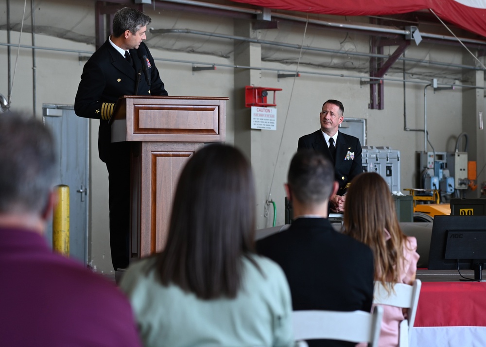 Naval Air Station Sigonella Executive Officer Retires