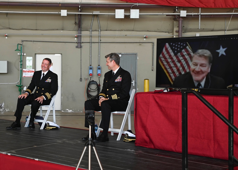 Naval Air Station Sigonella Executive Officer Retires