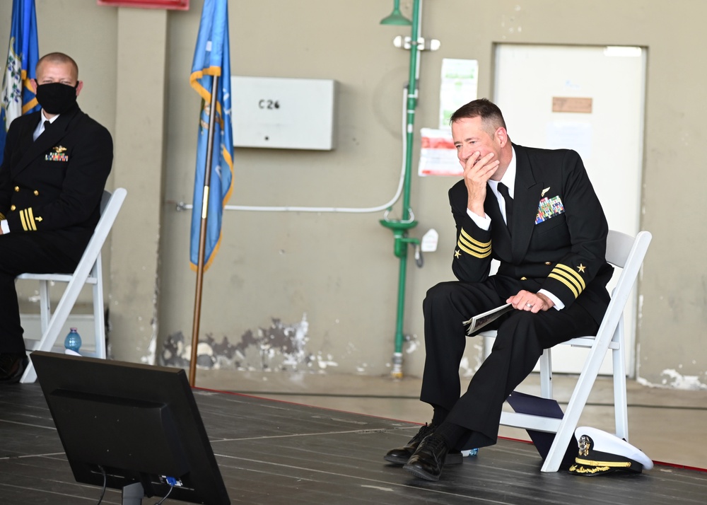 Naval Air Station Sigonella Executive Officer Retires