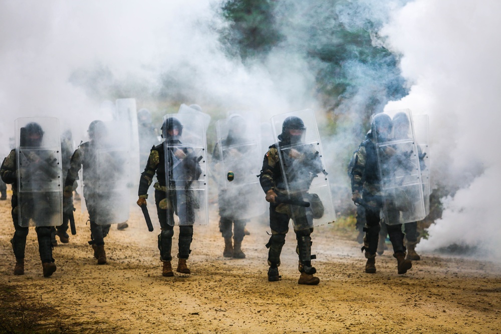 U.S. Army Soldiers conduct freedom of movement training during KFOR28