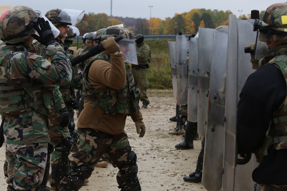 Moldovan Crown Riot Control Training