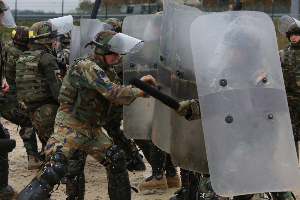 Moldovan Crown Riot Control Training