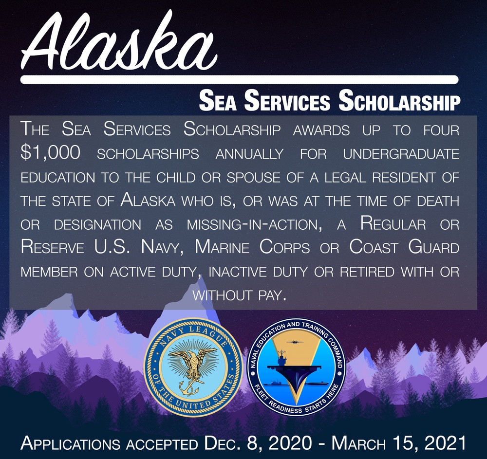 Navy League, NETC Seek Applications for Alaska Sea Services Scholarships