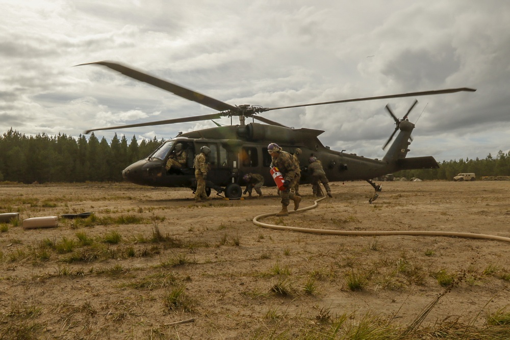 Marne Air Soldiers conduct aerial gunnery on Fort Stewart